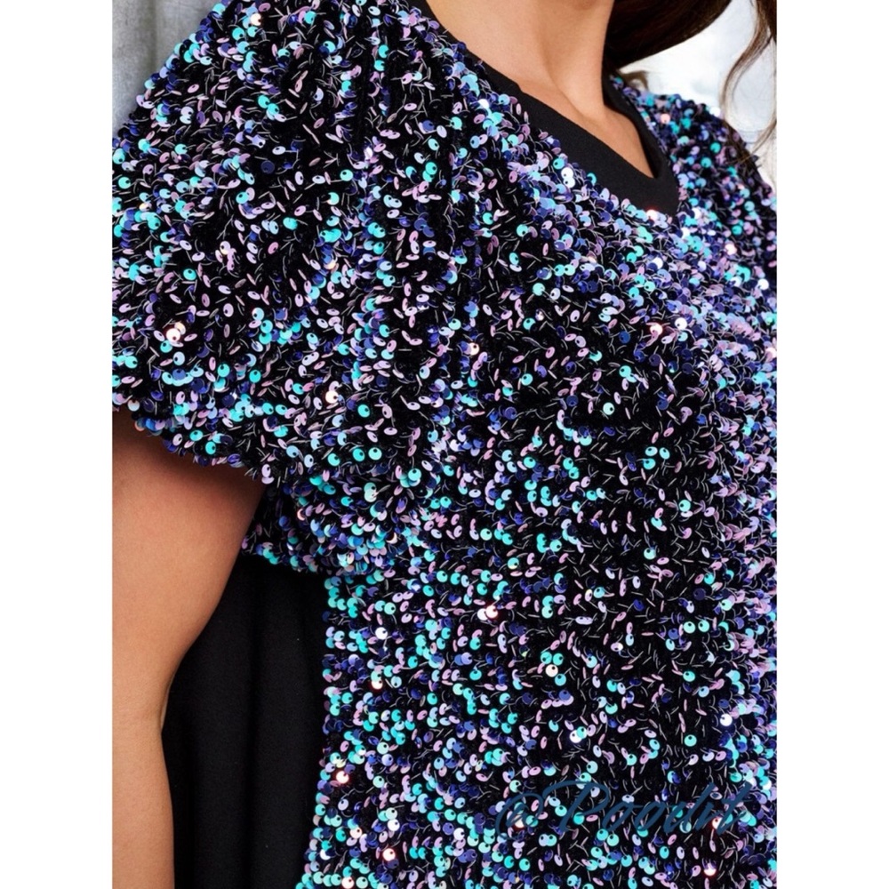 Fantastic Fawn sequin tunic dress S M L - Picture 4 of 8